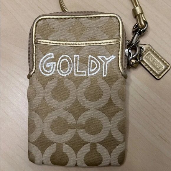 Coach Poppy Chan Goldy Wristlet in the Special Edition Poppy Chan Collection Y2K - Picture 4 of 7